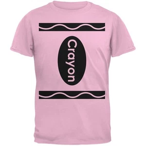 Halloween Crayon Costume Light Pink Youth T-Shirt - Picture 1 of 1