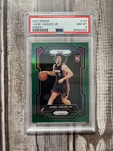 2023 Prizm Green Jaime Jaquez Jr Rookie PSA 8 - Bild 1 von 2