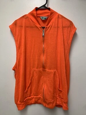 Chaleco de caza con cremallera naranja con llave vintage para hombre Foto 1 de 4