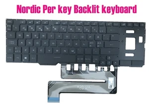 Nordic Per key Backlit keyboard for Asus GX550L GX551Q GX551QS GX551QM GX551QR - Picture 1 of 2