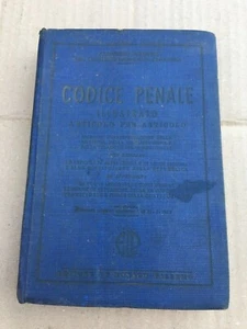 Code Penalty Illustrated Ferrotti Ed.lo Monaco 1952 Old Book - Picture 1 of 6