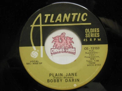 Bobby Darin - Plain Jane / Lovin' You, 45 RPM VG+ (4C) - Image 1 of 2