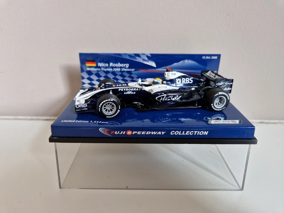 Minichamps 1/43 Williams Toyota FW29 N. Rosberg - Fuji Showcar 2008 - mcv890048 - Immagine 1 di 4