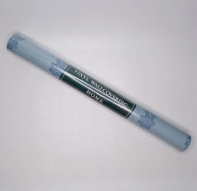 Laura Ashley Home Vinyl Wallpaper Roll Blue Floral - Image 1 of 4