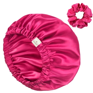 Double Layer Satin Bonnet Silk Bonnet Adjustable Hair Bonnet for Sleeping Hair B - Picture 1 of 7