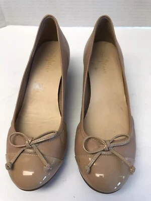 COLE HAAN Womens Tali  Size US 6.5 B Patent Leather Cap Toe Wedge - Image 1 of 4