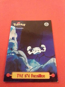 RACAILLOU TV6 #74 REVERSE HOLO FOIL TOPPS TV ANIMATION CARTE POKEMON FR RARE - Imagen 1 de 1