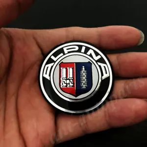 45mm Alpina Steering Wheel Center Cap Cover Emblem Badge Decal Sticker - Picture 1 of 3