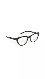 Prada 0PR05XV 512101 53mm Women's Classic Cat Eye Glasses, Dark Havana, Brown, - Picture 1 of 6