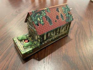 VINTAGE~T.N. NOMURA~TIN LITHO MYSTERY BANK~RESTORATION OR PARTS~AS IS!! - Picture 1 of 11