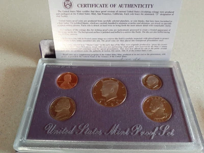 1993 Proof Set Of 5 - Image 1 of 4