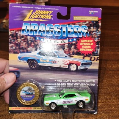 NUEVO COCHE DIVERTIDO ROGER LINDAMOOD 1972 COLOR ME IDO 1/64 JOHNNY VERDE RELÁMPAGO Foto 1 de 4