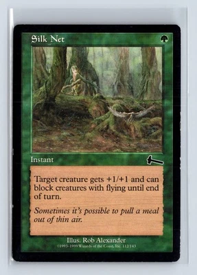 (3x) SILK NET – MTG Magic the Gathering Card – Urza's Legacy – Common - Image 1 of 4