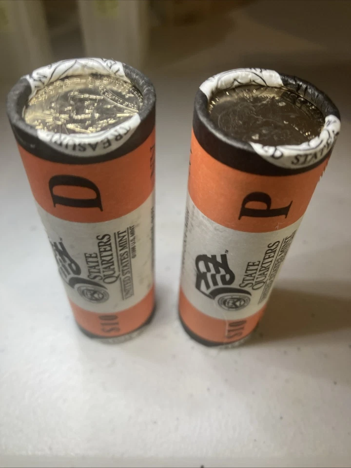 2006 Nevada Original P/D  State Quarter Rolls! - Image 1 of 1