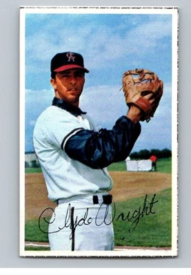 1971 Dell Todays Team Baseball Stamps Clyde Wright California Angels - Image 1 of 2