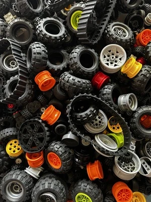 LEGO RUEDAS A GRANEL 1/2 LB LIBRA NEUMÁTICOS EJES COCHE PIEZAS LOTE PIEZAS ENVÍO RÁPIDO!! Foto 1 de 2