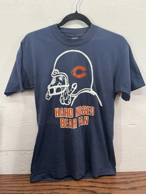 Nuevo de Lote Antiguo Chicago Bears Oso Nariz Dura Fan Camiseta Pantalla M Estrellas Mejor EE. UU. Foto 1 de 4