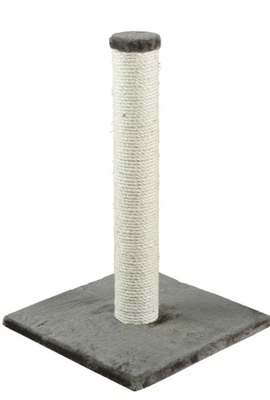 Trixie Parla Sisal Cat Scratching Post 24.5" with Plush Base Gray - Image 1 of 4