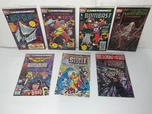 TOPPS ZORRO FRANKENSTEIN SATANÁS SEIS Y MÁS LOTE 7 CÓMICS SELLADOS CASI NUEVOS SELLADOS con TARJETAS - Imagen 1 de 2