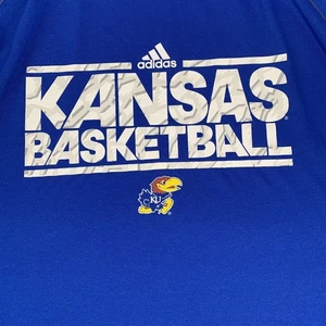 Adidas Kansas Jayhawks T-Shirt Herren Large climalite Kurzarm Rundhals - Bild 1 von 5