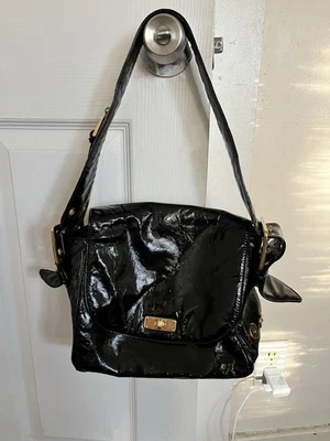 Винтажная черная лакированная кожаная наплечная сумка Marc Jacob's  - Изображение 1 из 4