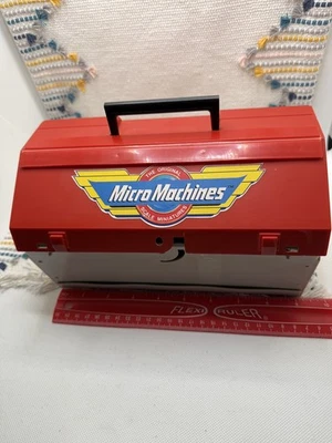 Vintage 1988 Micro Machines Super City Tool Box Playset Galoob Not Complete - Image 1 of 4
