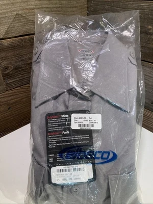 Elbeco Duty Maxx Long Sleeve Uniform Work Shirt NWT Size 40 Gray - Image 1 of 4