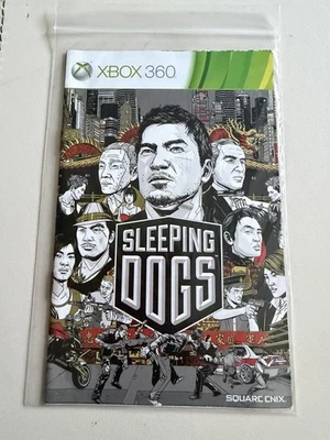 Booklet Only - Microsoft XBox 360 - Sleeping Dogs - Image 1 of 2