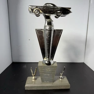 Vintage 1950'S Style Sports Car Trophy 13” X 7” - Picture 1 of 10