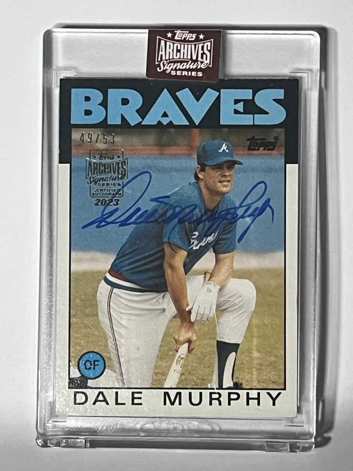 2023 Topps Archive Signature ⚾DALE MURPHY ⚾ Auto #/53 ⚾ Braves MVP - Image 1 of 2