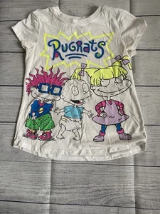 Nickelodeon Rugrats Graphic Print Short-Sleeve T-Shirt Girls Size 7/8 - Picture 1 of 3