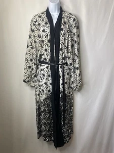 Vera For Anthropologie Kimono Robe Womens One Size Floral Boho Lightweight Fall - Picture 1 of 10