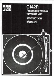 BSR Bedienungsanleitung user manual für C 142 R mehrsprachig Copy - Picture 1 of 1