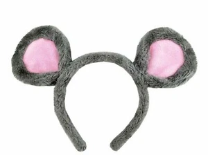 Women Children Bear Grey Mouse Koala Round Ear Party Hair head band Headband - Picture 1 of 12