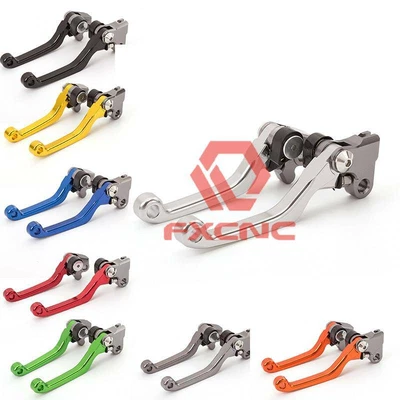 For HONDA CRF150R CRF250R CRF450R 2007-2017 Pivot Dirtbike Brake Clutch Levers - Image 1 of 4