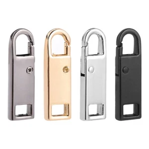 4 x Abnehmbarer Reißverschlussschieber Lasche Ersatz Zipper Tab Puller - Bild 1 von 5