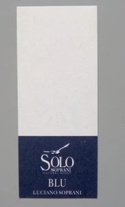 Carte publicitaire - advertising card - Solo Blu de Lucciano Soprani - Picture 1 of 1