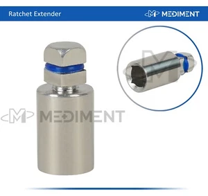 Ratchet Wrench Adapter Extender 4.0mm Square Dental Implant Tool Instrument CE - Picture 1 of 3