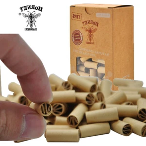1 Caja HORNET 1 X 18 MM Natural Sin Refinar Puntas de Filtro de Cigarrillo Pre-Enrollado - Imagen 1 de 12