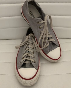 EUC Unisex Converse Chuck Taylor All Star Gray size 4.5 Mens, 6.5 Woman’s Shoes - Picture 1 of 9