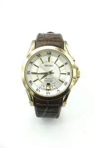 Seiko Premier Perpetual Calendar 6A32-00R0 Men's 40mm Gold Tone Watch - Picture 1 of 7