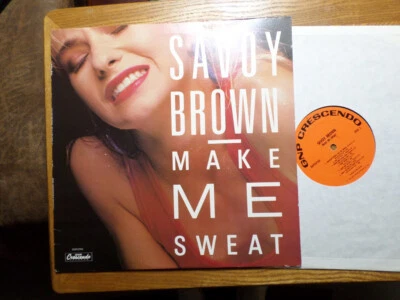 GNP CRESCENDO LP RECORD/SAVOY BROWN/MAKE ME SWEAT/ 1988 / NR MNT VINYL - Image 1 of 2
