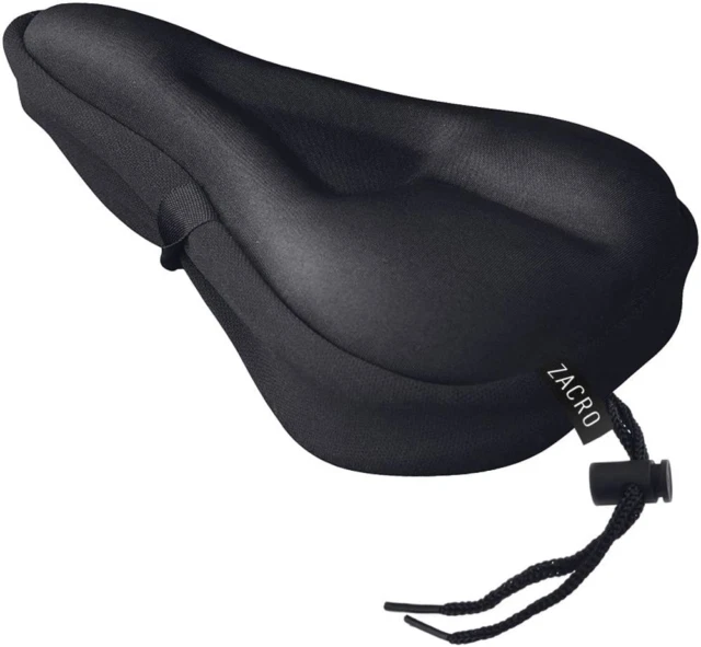 Zacro ZBS2-AUX-1 Gel Bicycle Seat Cover - Black