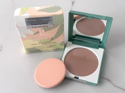 Clinique Stay-Matte Sheer Pressed Powder Oil-Free 03 STAY BEIGE - Image 1 of 2