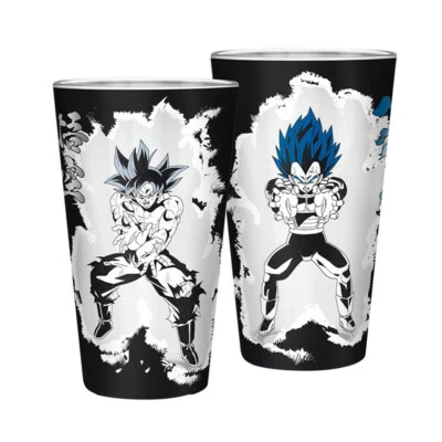 OFFICIAL DRAGON BALL SUPER GOKU VEGETA LARGE TUMBLER DRINKING GLASS IN BOX ABY - Image 1 of 4
