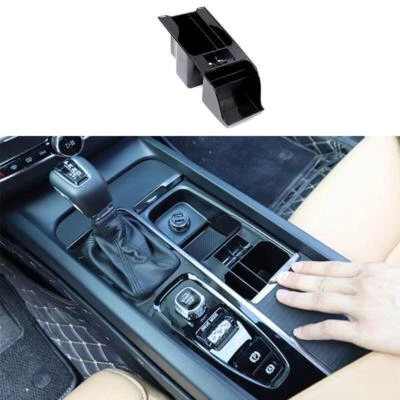 Matte Black Central Console Water Cup Storage Box Trim For Volvo XC90 2016-2023 - Image 1 of 4