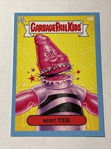 2021 Garbage Pail Kids Bizarre Holidays 3-31 BUST TED Blue Parallel Card #20b - Picture 1 of 1