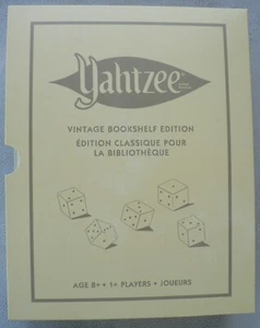 Yahtzee Vintage Bookshelf Edition Deluxe Collection Box Board Game New Sealed - Bild 1 von 10