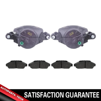 Передние левые + правые тормозные суппорты и металлические колодки для Chevrolet Blazer 1987-1991 годов выпуска - Изображение 1 из 4