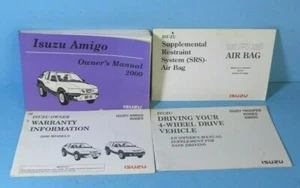 00 2000 Isuzu Amigo manual de usuario - Imagen 1 de 1